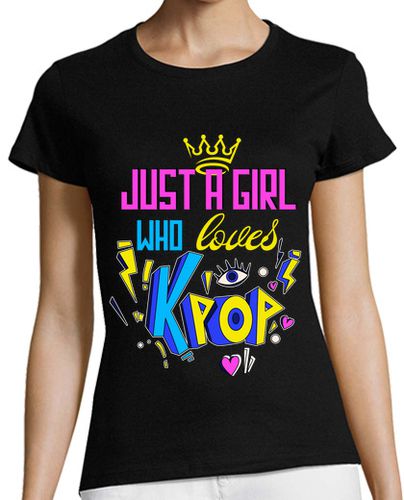 Camiseta mujer solo una chica que ama el k pop coreano - latostadora.com - Modalova