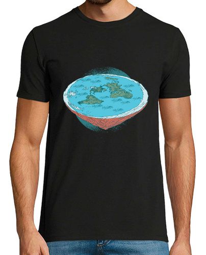 Camiseta tierra plana illuminati teoría de la conspiración espacio laTostadora - latostadora.com - Modalova