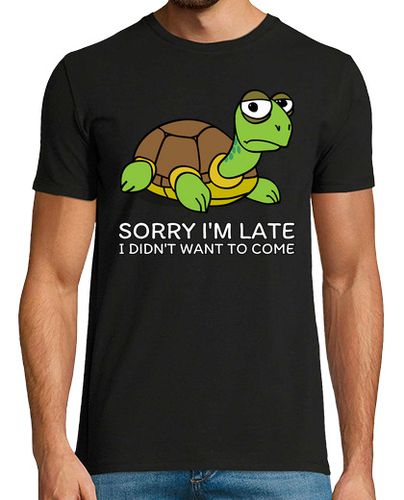 Camiseta Sorry Im Late I Didnt Want To Come - latostadora.com - Modalova
