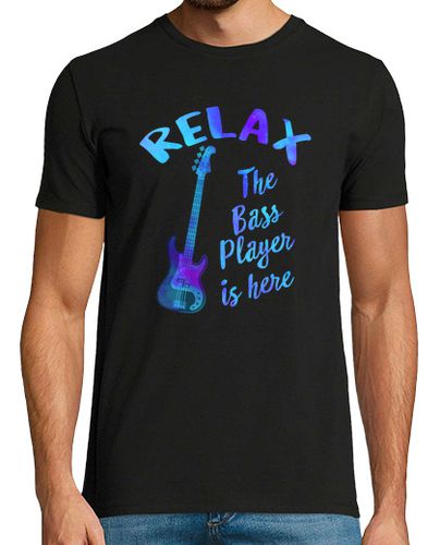 Camiseta relájate el bajista está aquí camisa guitarra bajista camiseta músicos concierto superior regalo de - latostadora.com - Modalova