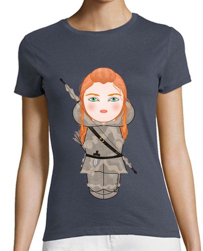 Camiseta mujer Kokeshi Ygritte - latostadora.com - Modalova