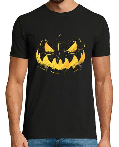 Camiseta Cara Terror Calabaza Halloween - latostadora.com - Modalova
