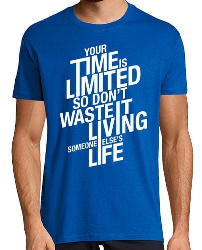 Camiseta Hombre Manga Corta Your time is limited - Royal Blue laTostadora - latostadora.com - Modalova