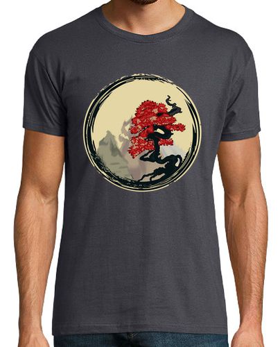 Camiseta Enso Zen Árbol Bonsai Japón Yin Yang - latostadora.com - Modalova
