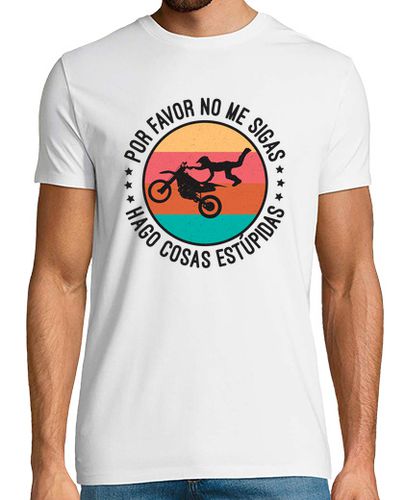 Camiseta No me sigas en Motocross - latostadora.com - Modalova