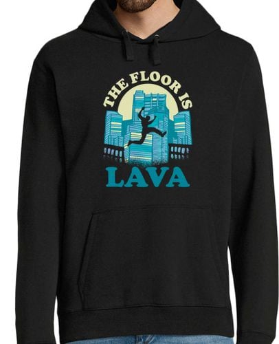 Sudadera Con Capucha Para Hombre el piso es lava parkour jump y laTostadora - latostadora.com - Modalova