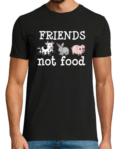 Camiseta no comida vegetariana vegana derecho an - latostadora.com - Modalova