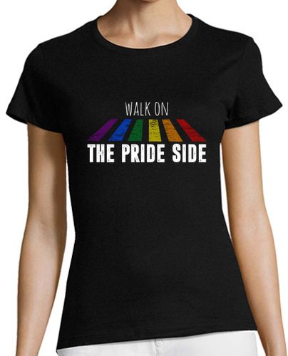 Camiseta mujer caminar en el lado del orgullo lgbtq - latostadora.com - Modalova