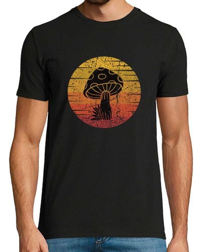 Camiseta Hombre Manga Corta Mushroom Picking Retro laTostadora - latostadora.com - Modalova