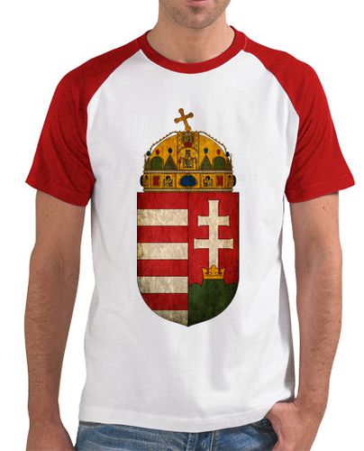 Camiseta Hombre Estilo Béisbol bandera de hungría laTostadora - latostadora.com - Modalova