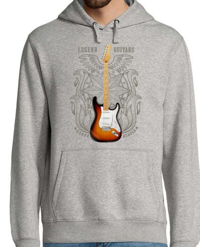 Sudadera Con Capucha Para Hombre Guitarra eléctrica legendaria strato laTostadora - latostadora.com - Modalova