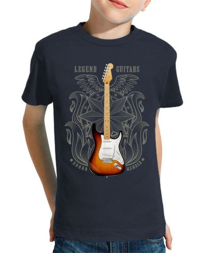 Camiseta Niño Manga Corta Guitarra eléctrica legendaria strato laTostadora - latostadora.com - Modalova