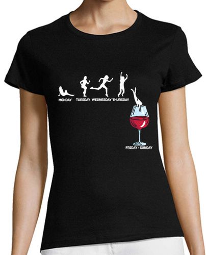 Camiseta mujer beber buzo alcohol gracioso vino tinto - latostadora.com - Modalova
