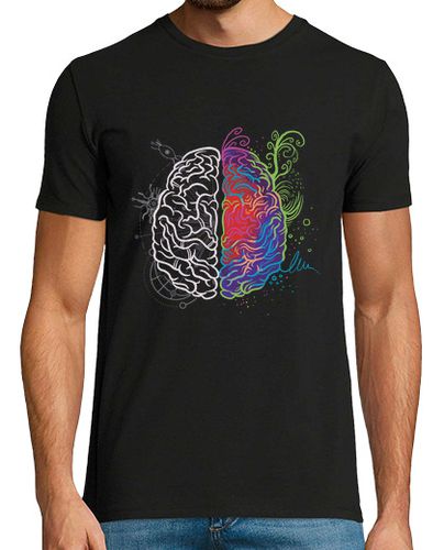 Camiseta colorida ciencia artística lógica cereb - latostadora.com - Modalova
