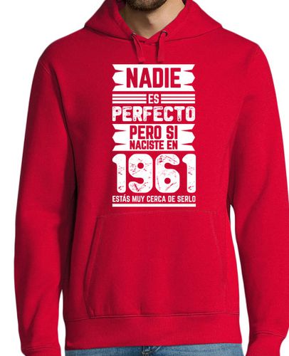 Sudadera Con Capucha Para Hombre Nadie Es Perfecto 1961 laTostadora - latostadora.com - Modalova