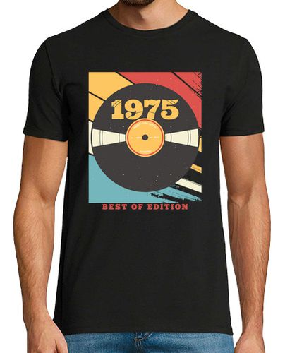 Camiseta Hombre Manga Corta mejor de vinilo cumpleaños 1975 laTostadora - latostadora.com - Modalova