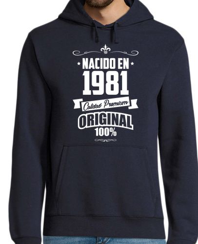 Sudadera Con Capucha Para Hombre Nacido en 1981, Calidad Premium Origina laTostadora - latostadora.com - Modalova