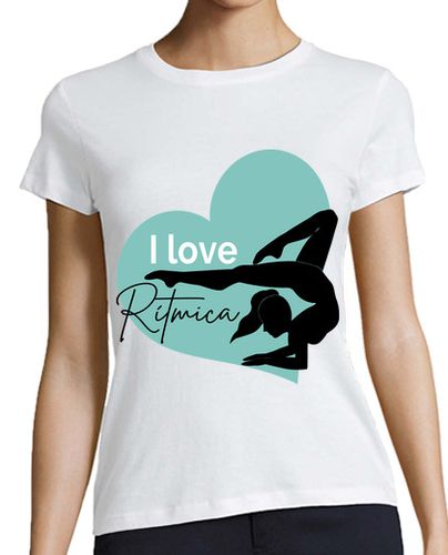 Camiseta mujer I Love Gimnasia Rítmica - latostadora.com - Modalova