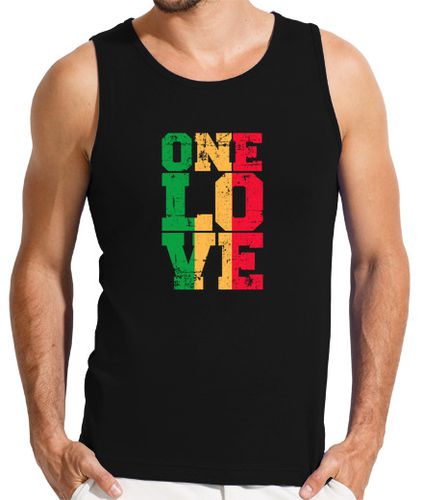 Camiseta Hombre Sin Mangas un amor reggae rasta rastafari jamaica laTostadora - latostadora.com - Modalova