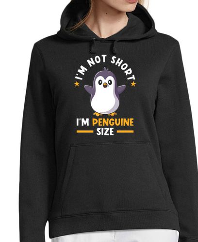 Sudadera Con Capucha Para Mujer soy gente pequeña pingüino laTostadora - latostadora.com - Modalova