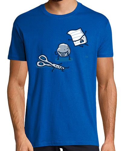 Camiseta Hombre Manga Corta Piedra, papel y tijera laTostadora - latostadora.com - Modalova