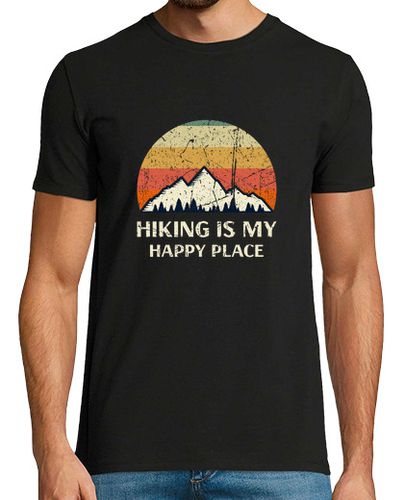 Camiseta Hiking Hiking Is My Happy Place - latostadora.com - Modalova