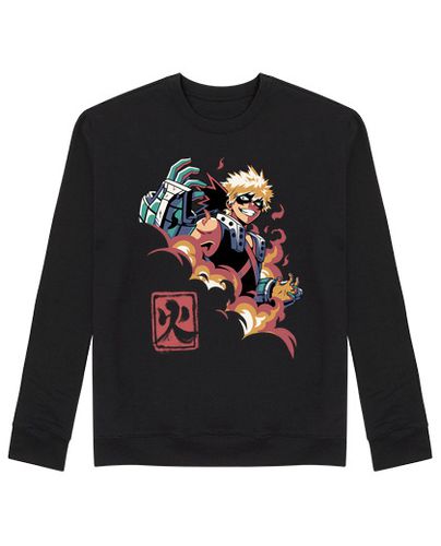 Sudadera Sin Capucha Unisex Bakugou My Hero Academia laTostadora - latostadora.com - Modalova