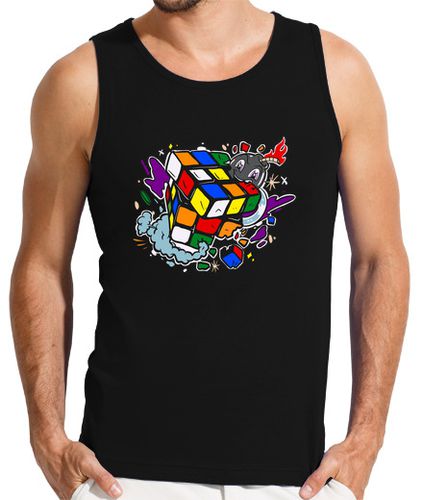 Camiseta Hombre Sin Mangas Camiseta Hombre Tirantes Bomba Rubik laTostadora - latostadora.com - Modalova