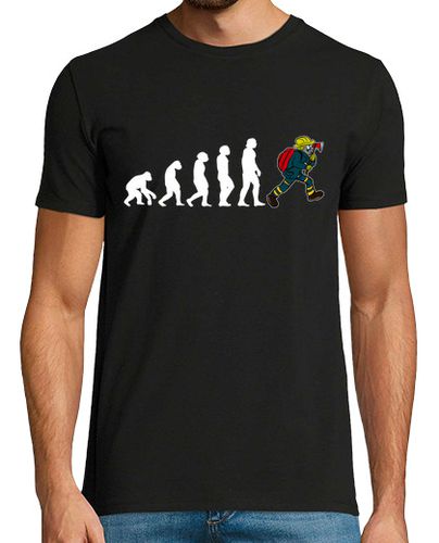 Camiseta evolución del bombero cuerpo de bombero - latostadora.com - Modalova