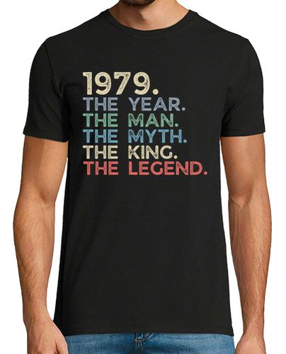 Camiseta vintage 1979 el año hombre mito rey laTostadora - latostadora.com - Modalova