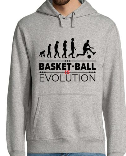 Sudadera Con Capucha Para Hombre el baloncesto es evolución mensaje humo laTostadora - latostadora.com - Modalova