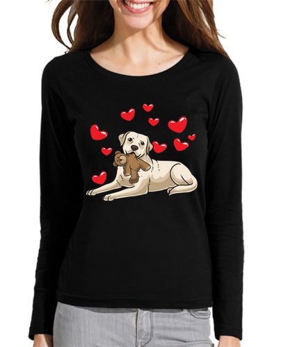 Camiseta mujer perro labrador retriever con peluche - latostadora.com - Modalova
