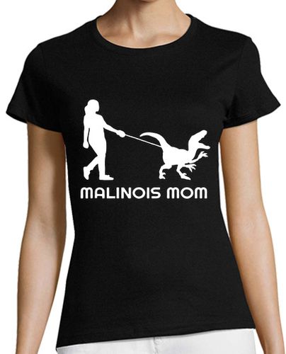 Camiseta Mujer Manga Corta pastor belga malinois laTostadora - latostadora.com - Modalova