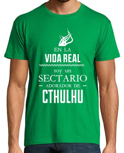 Camiseta Hombre Manga Corta Adorador de Cthulhu laTostadora - latostadora.com - Modalova