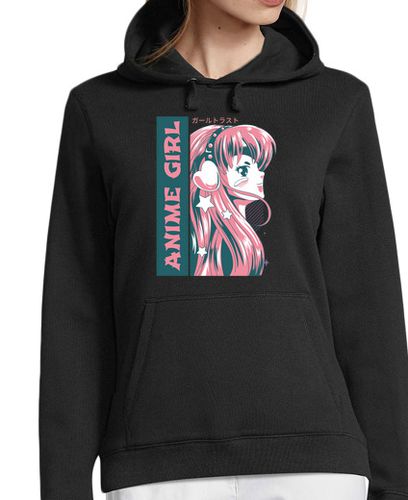 Sudadera Con Capucha Para Mujer chica anime otaku amante del manga novi laTostadora - latostadora.com - Modalova