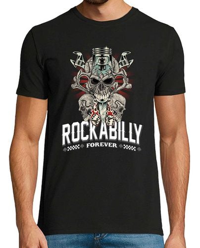 Camiseta Hombre Manga Corta rockabilly forever ropa rockabilly laTostadora - latostadora.com - Modalova