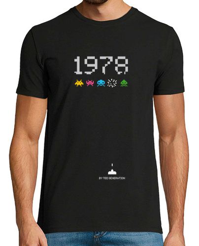 Camiseta 1978 Aniversario, Space Invaders. Hombre - latostadora.com - Modalova