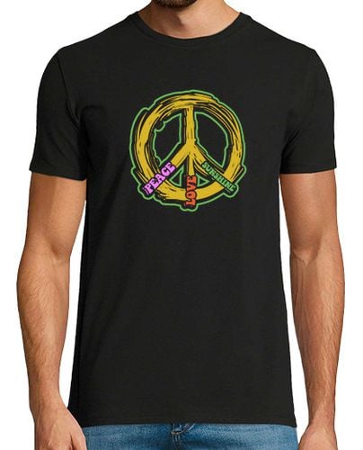 Camiseta Hombre Manga Corta paz amor sol signo de paz para laTostadora - latostadora.com - Modalova