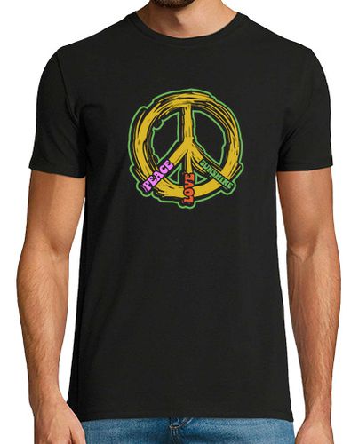Camiseta paz amor sol signo de paz para - latostadora.com - Modalova