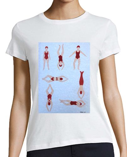 Camiseta mujer 22 Mujer, manga corta, blanca, algodón orgánico - latostadora.com - Modalova