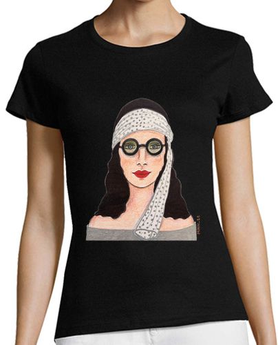 Camiseta mujer 14 Mujer, manga corta, negra, algodón orgánico - latostadora.com - Modalova