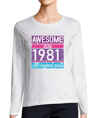 Camiseta mujer increíble desde 1981 regalo de cumpleañ laTostadora - latostadora.com - Modalova