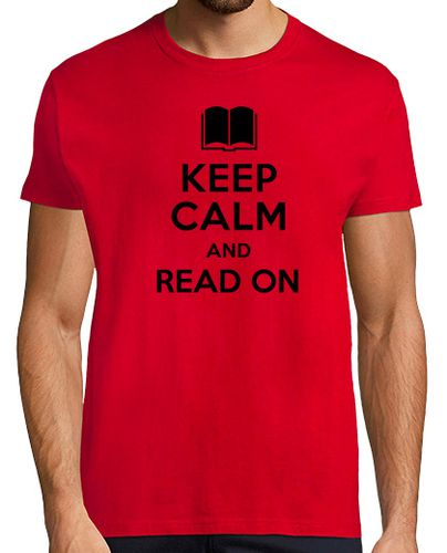 Camiseta Mantenga la calma y siga leyendo - latostadora.com - Modalova