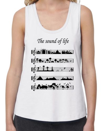 Camiseta Mujer Tirantes Loose Fit The sound of life laTostadora - latostadora.com - Modalova