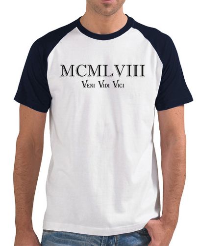 Camiseta 1958 Veni Vidi Vici MCMLVIII - latostadora.com - Modalova