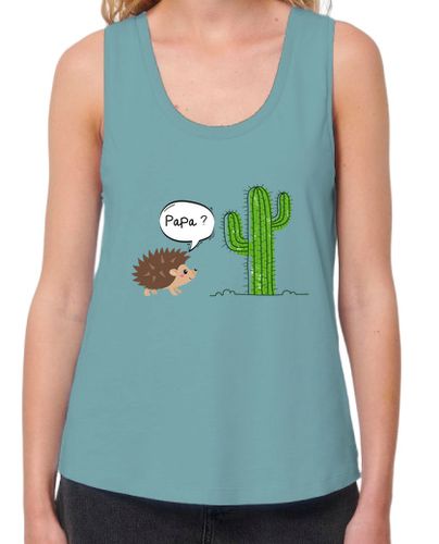 Camiseta mujer dibujo de humor herison cactus - latostadora.com - Modalova