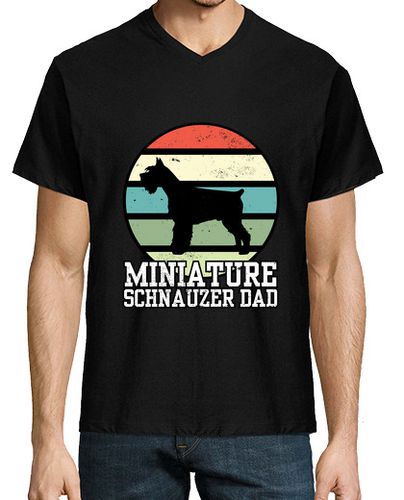 Camiseta schnauzer miniatura papá yo retro mini laTostadora - latostadora.com - Modalova