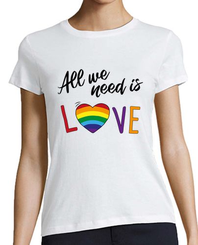 Camiseta mujer ALL WE NEED IS LOVE laTostadora - latostadora.com - Modalova