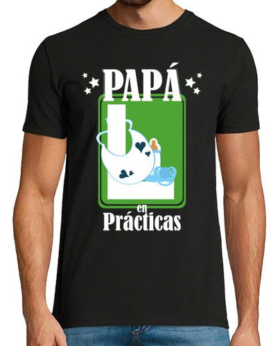 Camiseta L Novato Papá en Prácticas Niño L Blanc laTostadora - latostadora.com - Modalova