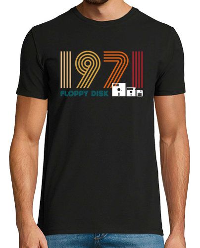 Camiseta Floppy Disk 1971 - latostadora.com - Modalova